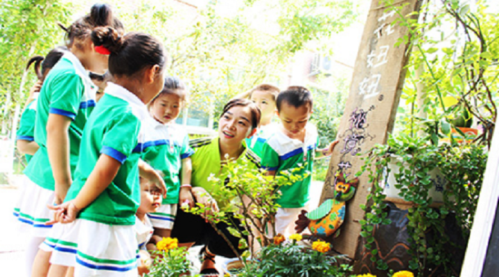 大自然是孩子們在幼兒園時光里最美好的相遇